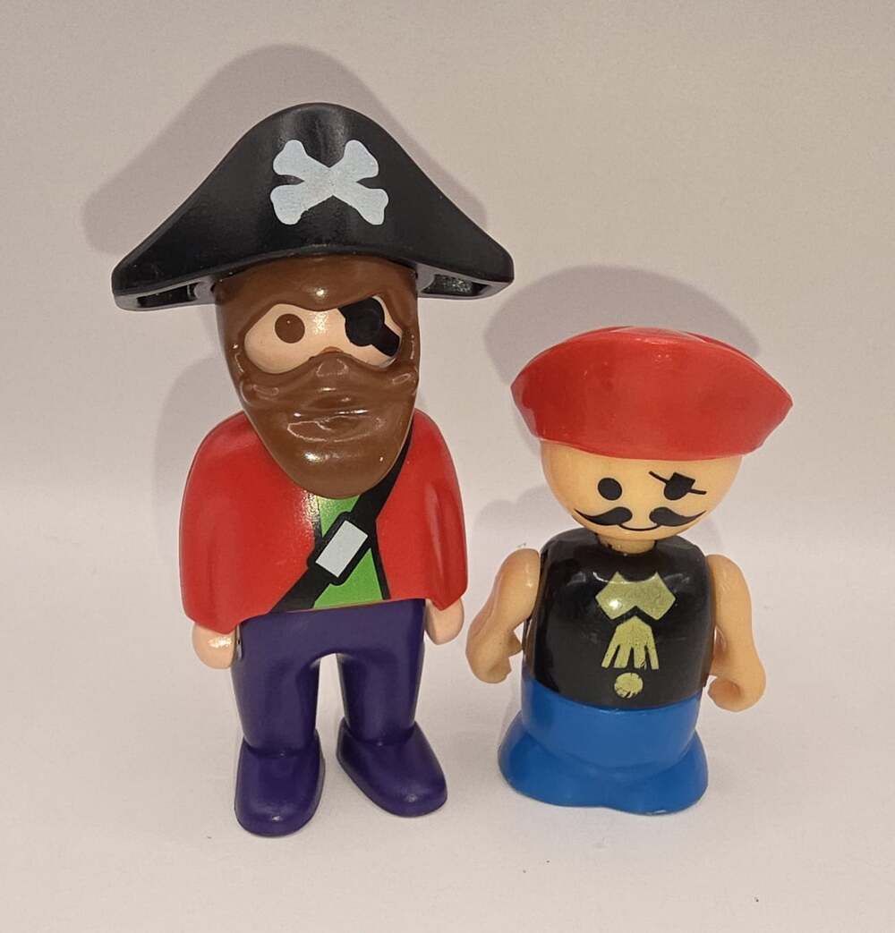 2 Vintage Playmobil, Playskool Pirates